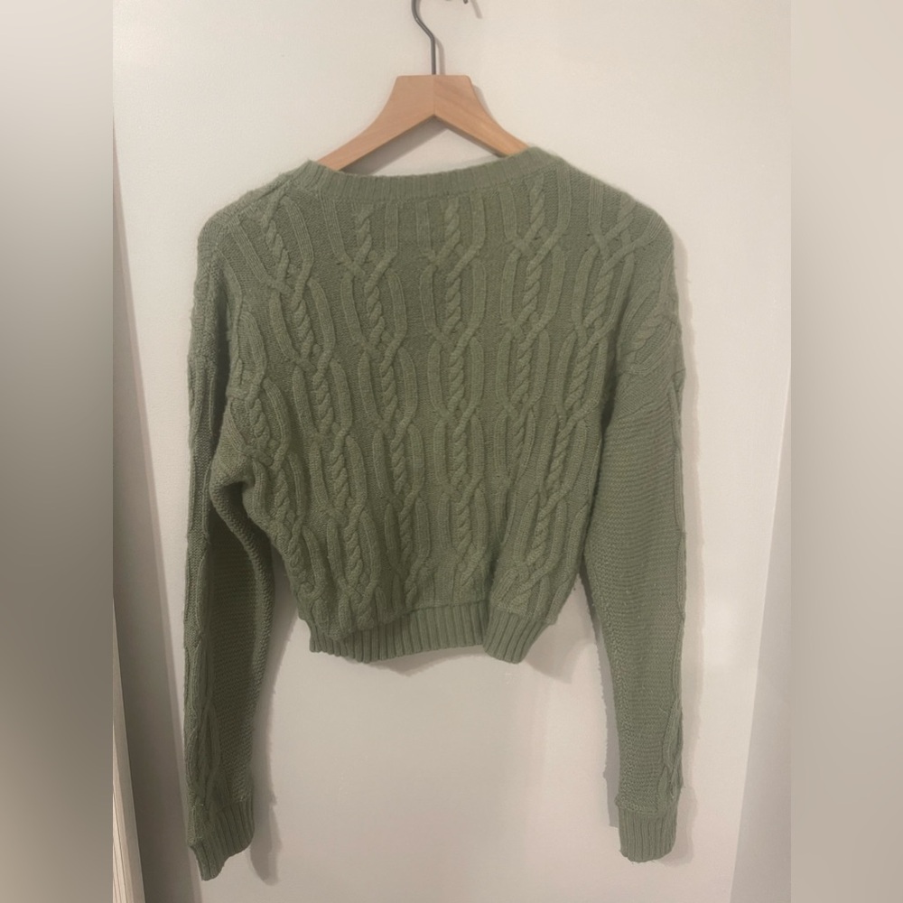 Pacsun/L.A Hearts Xs green crewneck sweater. - Picture 3 of 3